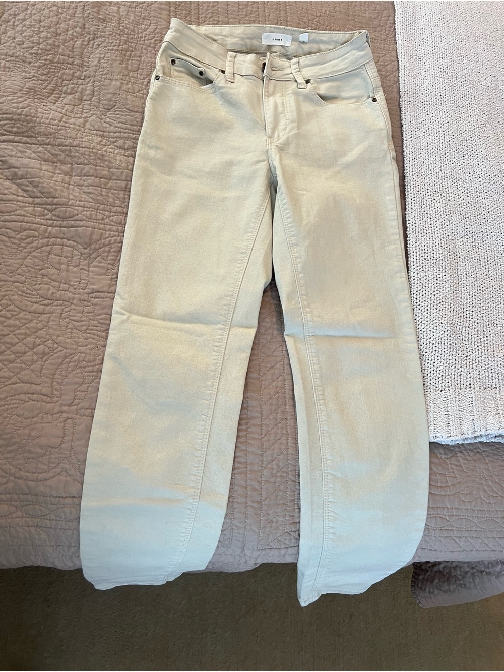 Women’s Beige Skinny Corduroy Pants